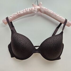 Calvin Klein Essential T-shirt Bra 36C Push-Up Underwire F3168 Animal Print